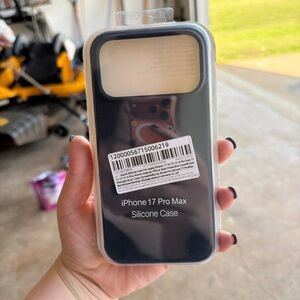 Apple iPhone 17 Pro Max Silicone Case - Black